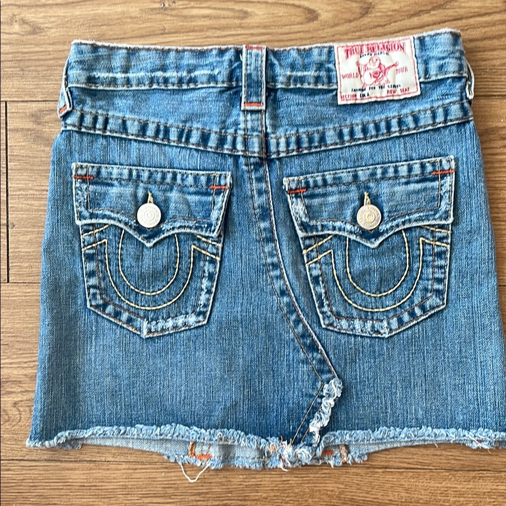 True Religion Denim Mini Skirt